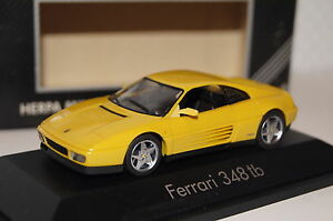 【送料無料】ホビー 模型車 車 レーシングカー フェラーリイエローferrari 348 tb jaune 143 herpa nouveau amp; ovpのサムネイル