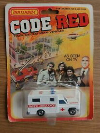 【送料無料】ホビー　模型車　車　レーシングカー ボックスマッチコードレッドmatchbox code red ambulance nouveauneuf dans sa boite