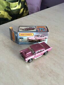 yzzr[@͌^ԁ@ԁ@[VOJ[ }b`kH[@{bNX_rarissima chevy 57 matchbox num4 1979 nuova in box da collezione