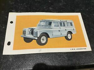 yzzr[@͌^ԁ@ԁ@[VOJ[ X|bgh[o[f[^}bvspot on triang lwb land rover donnees techniques carte