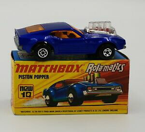yzzr[@͌^ԁ@ԁ@[VOJ[ sXg|bp[}b`fvoitures piston popper 10 matchbox model made in 1972 drmp
