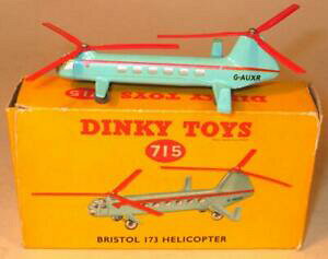 yzzr[@͌^ԁ@ԁ@[VOJ[ ouXgwRv^[dinky toys no 715 bristol 173 helicoptere 195662 excellent boxed