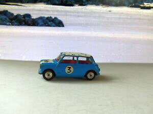 yzzr[@͌^ԁ@ԁ@[VOJ[ R[M[[X~jN[p[{lbgcorgi toys 227 morris mini cooper bleu, blanc bonnet, interieur rouge 2
