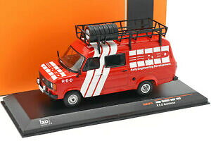 �y���������z�z�r�[�@�͌^�ԁ@�ԁ@���[�V���O�J�[ �l�b�g���[�N�t�H�[�h�g�����W�b�g�X�P�[���T�|�[�g�����[ixoford transit mkii red rallye vehicule de soutien uk rhd 1979 echelle 143