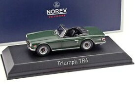 【送料無料】ホビー　模型車　車　レーシングカー cグリーンカラースケールnorev 350093 triumph tr6 1970 english green colour 143 scale