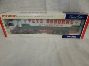 yzzr[@͌^ԁ@ԁ@[VOJ[ R[M[s[gIY{[{bNXcorgi scania curtainside pete osborne logistics ltd cc12207 en parfait etat, dans sa boite 150