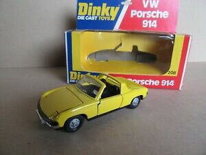 �y���������z�z�r�[�@�͌^�ԁ@�ԁ@���[�V���O�J�[ �C���O�����h�t�H���N�X���[�Q���|���V�F991k dinky england 208 vw porsche 914 jaune 143