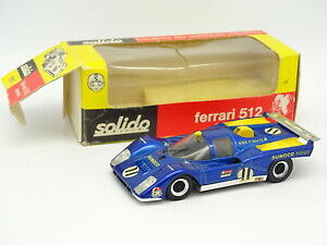�y���������z�z�r�[�@�͌^�ԁ@�ԁ@���[�V���O�J�[ �t�F���[�����}��solido 143 ferrari 512 sunoco le mans 1971 n11 ref 197