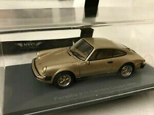 �y���������z�z�r�[�@�͌^�ԁ@�ԁ@���[�V���O�J�[ �|���V�F�J�����A�����J�S�[���h�J���[�J�b�g�l�Iporsche 911 carrera coupe usa 1985 couleur gold 143 neo