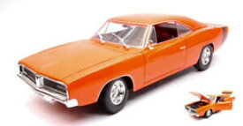 【送料無料】ホビー　模型車　車　レーシングカー オレンジモデルdodge charger rt 1969 orange 118 model maisto