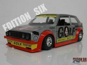 yzzr[@͌^ԁ@ԁ@[VOJ[ tHNX[QStHETM[XJ[burago 124 volkswagen golf gti gr2 mk1 bbr bodykit lapin voiture de course rare