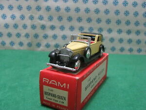 �y���������z�z�r�[�@�͌^�ԁ@�ԁ@���[�V���O�J�[ �r���e�[�W�e���v���[�g�J�b�g�t�����Xvintage rami hispano suiza coupe model j12 143 france