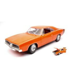 【送料無料】ホビー　模型車　車　レーシングカー オレンジdodge charger rt 1969 orange 118