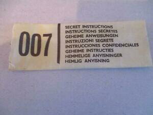 yzzr[@͌^ԁ@ԁ@[VOJ[ R[M[{hcorgi toys 270 ou 261 bond 007 db5 original instruction enveloppe bonne