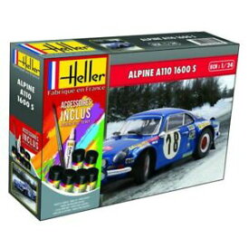 【送料無料】ホビー　模型車　車　レーシングカー アルパインheller 56745 124 alpine a110 1600 neuf