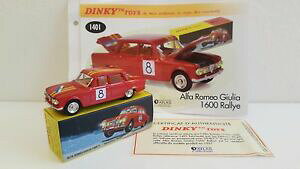 yzzr[@͌^ԁ@ԁ@[VOJ[ AgXAt@IWA[dinky toys atlas alfa romeo giulia 1600 ti rallye neuve
