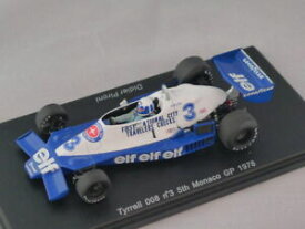 【送料無料】ホビー　模型車　車　レーシングカー スパークティレルモナコspark s1731 tyrrell 008 n 3 5eme gp f1 monaco 1978 pironi 143