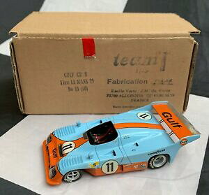 yzzr[@͌^ԁ@ԁ@[VOJ[ `[Kt~[W}fcollection team t 143 faite a la main gulf mirage gr8 le mans 1975 resine modele boxed