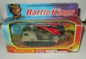 【送料無料】ホビー　模型車　車　レーシングカー マッチkホークミサイルランチャーmatchbox battlekings k117 sp hawk lancemissiles nrmib