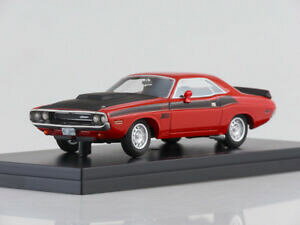 yzzr[@͌^ԁ@ԁ@[VOJ[ f_bW`W[maquette 143 dodge challenger ta, rougenoir, 1970
