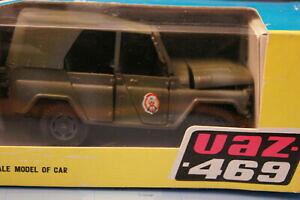 【送料無料】ホビー 模型車 車 レーシングカー vintage diecast model uaz 469 military warsaw pact scale 143 made in cccp ussr