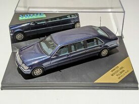 【送料無料】ホビー　模型車　車　レーシングカー メルセデスベンツクラスプルマンガードrare 143 mercedesbenz classe s s 600 l pullman guard v12 1998 bleu par vitesse