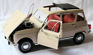 �y���������z�z�r�[�@�͌^�ԁ@�ԁ@���[�V���O�J�[ ���m�[�x�[�W��renault 4 l 1963 beige 118 norev