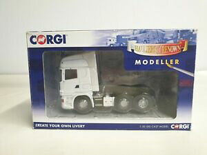 yzzr[@͌^ԁ@ԁ@[VOJ[ XJjAgbvCLuzCgf[inhabituelcorgi cc13700 scania 6x2 topline blanc cab modeller 150
