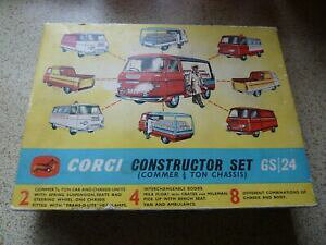 yzzr[@͌^ԁ@ԁ@[VOJ[ R[M[RXg^{bNXcorgi constructor set boite et instructions gs24