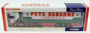 yzzr[@͌^ԁ@ԁ@[VOJ[ R[M[XP[fs[gIY{[WXeBNXcorgi 150 scale model cc12207 scania curtainside pete osborne logistics