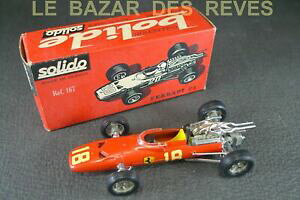 �y���������z�z�r�[�@�͌^�ԁ@�ԁ@���[�V���O�J�[ �t�����X�V���[�Y�t�F���[���{�g�����X�~�b�V����solido france serie 100 ferrari f1 ref 167 boite