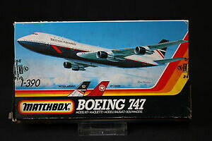 yzzr[@͌^ԁ@ԁ@[VOJ[ }b`{[COym024 matchbox 1390 maquette avion 40801 boeing 747