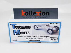 yzzr[@͌^ԁ@ԁ@[VOJ[ fI[gjI^CvbJR[hLbgtouchwood models twcgb12a auto union type b lucca record 1935 kit 143