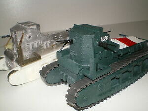 �y���������z�z�r�[�@�͌^�ԁ@�ԁ@���[�V���O�J�[ �^���Nchar tank mka whippet ww1 148 metalresine
