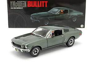 【送料無料】ホビー 模型車 車 レーシングカー フォードムスタングフィルムford mustang gt film bullitt 1968 avec figure vert 118 greenlight