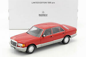 yzzr[@͌^ԁ@ԁ@[VOJ[ ZfXxcmercedesbenz 560 sel w126 annee 1987 rouge 118 norev
