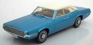 【送料無料】ホビー 模型車 車 レーシングカー ボスフォードサンダーバードホワイト118 bos ford thunderbird landaulet bluemetallicwhite