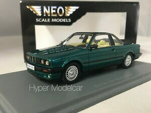 yzzr[@͌^ԁ@ԁ@[VOJ[ lIXP[oEA[lIneo scale 143 bmw 325i e30 baur semiconvertibile green 1986 art neo43291