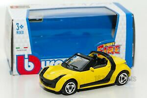 yzzr[@͌^ԁ@ԁ@[VOJ[ X}[g[hX^[XP[fsmart roadster jaune, bburago 1830176, echelle 143, jouet cadeau modele