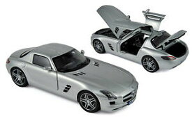 【送料無料】ホビー　模型車　車　レーシングカー メルセデスベンツボックスカットmercedes benz sls amg coupe 2010 grey metal norev neuve 118 en boite d origine