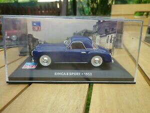 yzzr[@͌^ԁ@ԁ@[VOJ[ lbg[NX|[c{bNXixo altaya 143eme simca 8 sport de 1952 comme neuf en boite