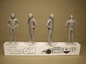 【送料無料】ホビー 模型車 車 レーシングカー スパークパイロットドライバールマンセット4 figurines 143 set 97 pilotes drivers f1 le mans vroom for spark