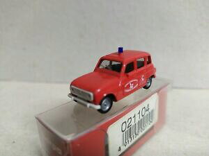 �y���������z�z�r�[�@�͌^�ԁ@�ԁ@���[�V���O�J�[ ���m�[renault 4 , bomberos , herpa 021104 , escala 187