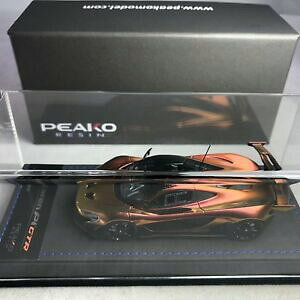 �y���������z�z�r�[�@�͌^�ԁ@�ԁ@���[�V���O�J�[ 143 scale peako model mclaren p1 gtr chameleon gold