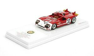 【送料無料】ホビー 模型車 車 レーシングカー アルファロメオ#セブリングアンリモデルalfa romeo tipo 333 32 12h sebring 1971 3rd place henri pescarolo 143 model