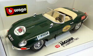 yzzr[@͌^ԁ@ԁ@[VOJ[ WK[JuIO[XP[fburago 118 scale model car 3016 1961 jaguar e cabrio green