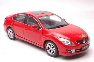 �y���������z�z�r�[�@�͌^�ԁ@�ԁ@���[�V���O�J�[ �X�P�[���}�c�_���f��mazda 6 car model in scale 118 red