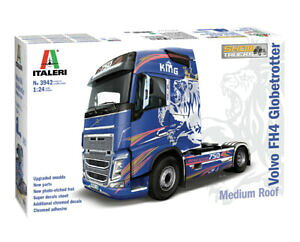 �y���������z�z�r�[�@�͌^�ԁ@�ԁ@���[�V���O�J�[ �{���{�O���[�u�g���b�^�[italeri 3942 volvo fh4 globetrotter 124