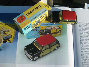 yzzr[@͌^ԁ@ԁ@[VOJ[ R[M[{bNX~jN[p[corgi 249 vannerie vraiment excellent mini cooper bon en bon repro box