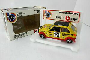 yzzr[@͌^ԁ@ԁ@[VOJ[ m[ApC^^fburago 124 renault 5 alpine cod 0162 metal model